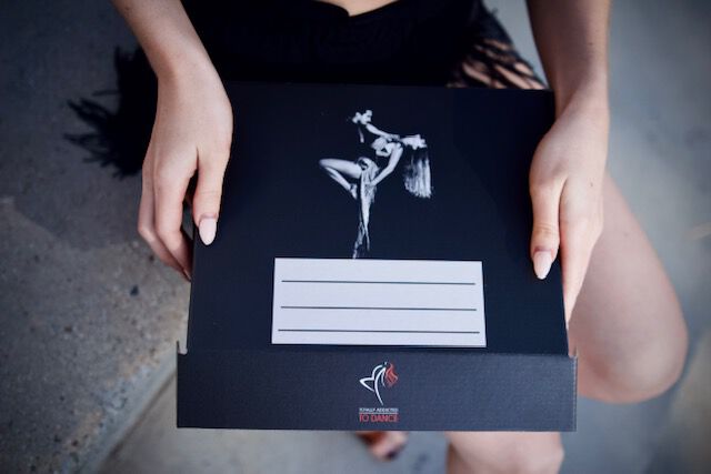 Totally Addicted to Dance mailer boxes 